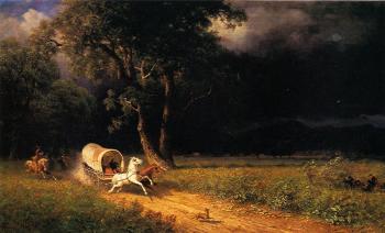 Albert Bierstadt : The Ambush